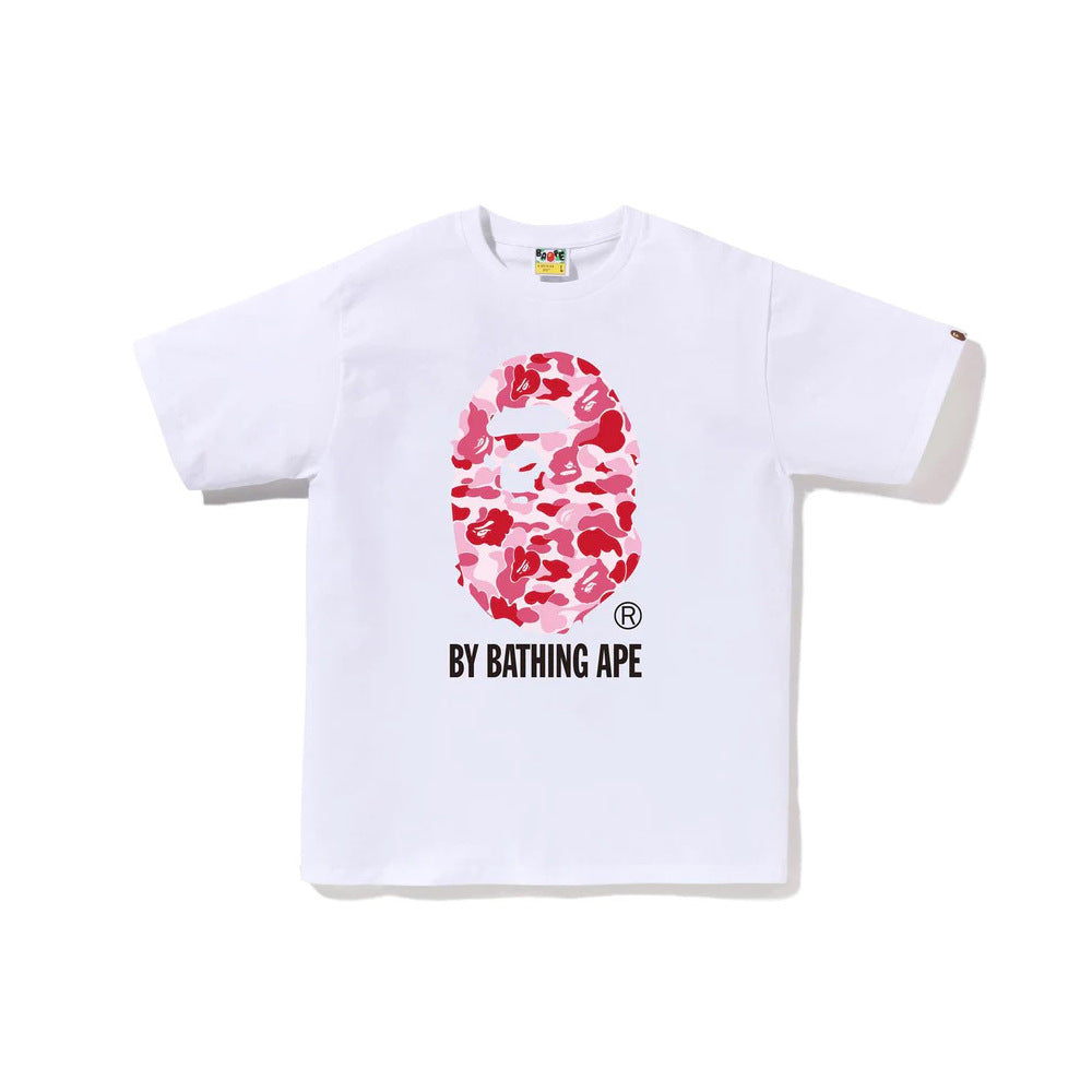 Camiseta BAPE ABC By Bathing Ape Blanco Rosa