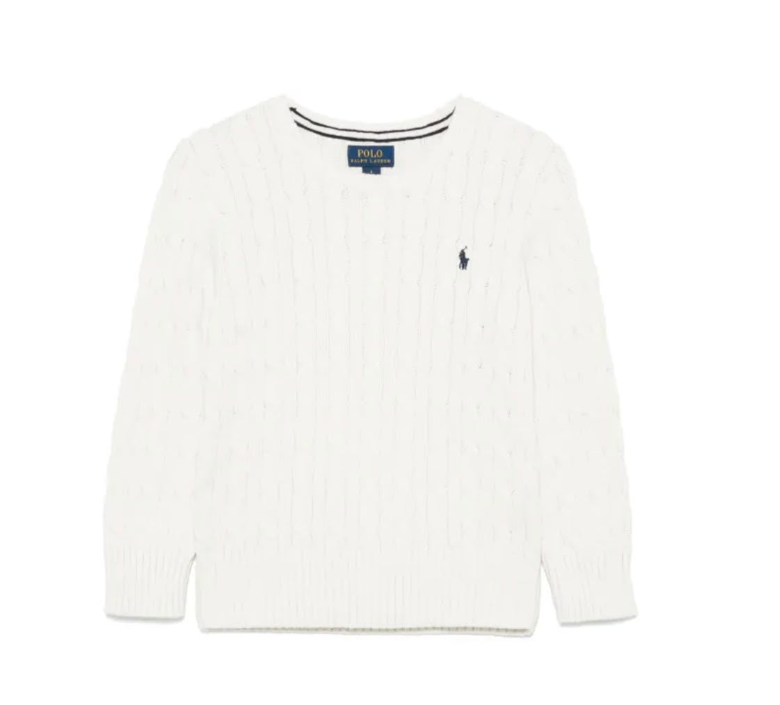 Suéter Cable-Knit Ralph Lauren Blanco
