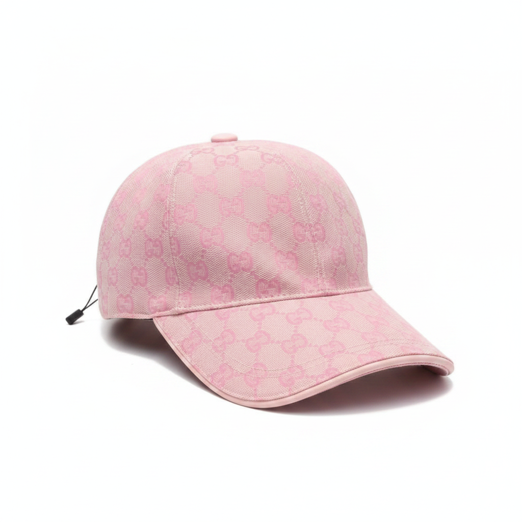Gorra Gucci GG Canvas Rosa